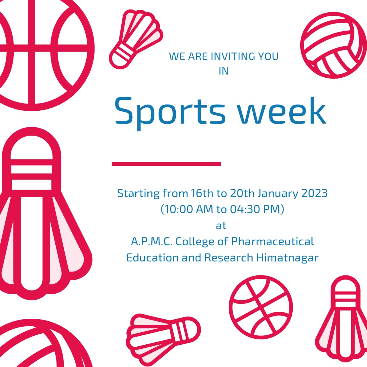 Sports and Cultural week 2023